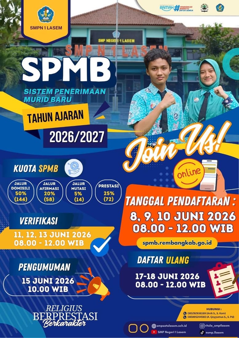 SPMB tahun ajaran 2026/2027, jalur dan jadwal
